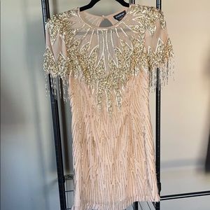 🤍 Bebe Beaded Mini Dress 🤍